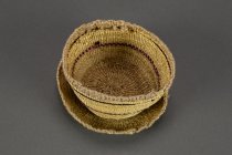 interior of basket and saucer